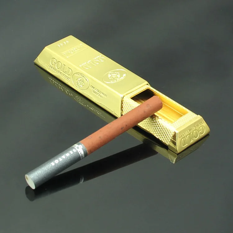 73*30 мм мини золотые металлические стержни экологически Автомобильная портативная пепельница аксессуары для сигар личные гаджеты для курения на открытом воздухе
