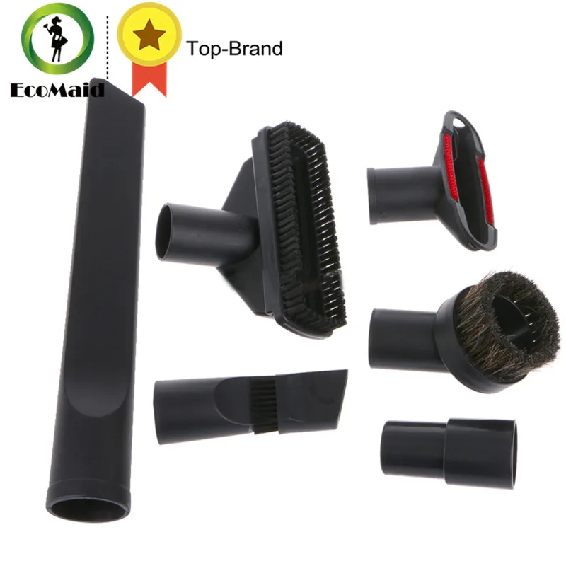 6 In 1 Vacuum Cleaner Brush Nozzle Head 32mm to 35mm Adapter Connector