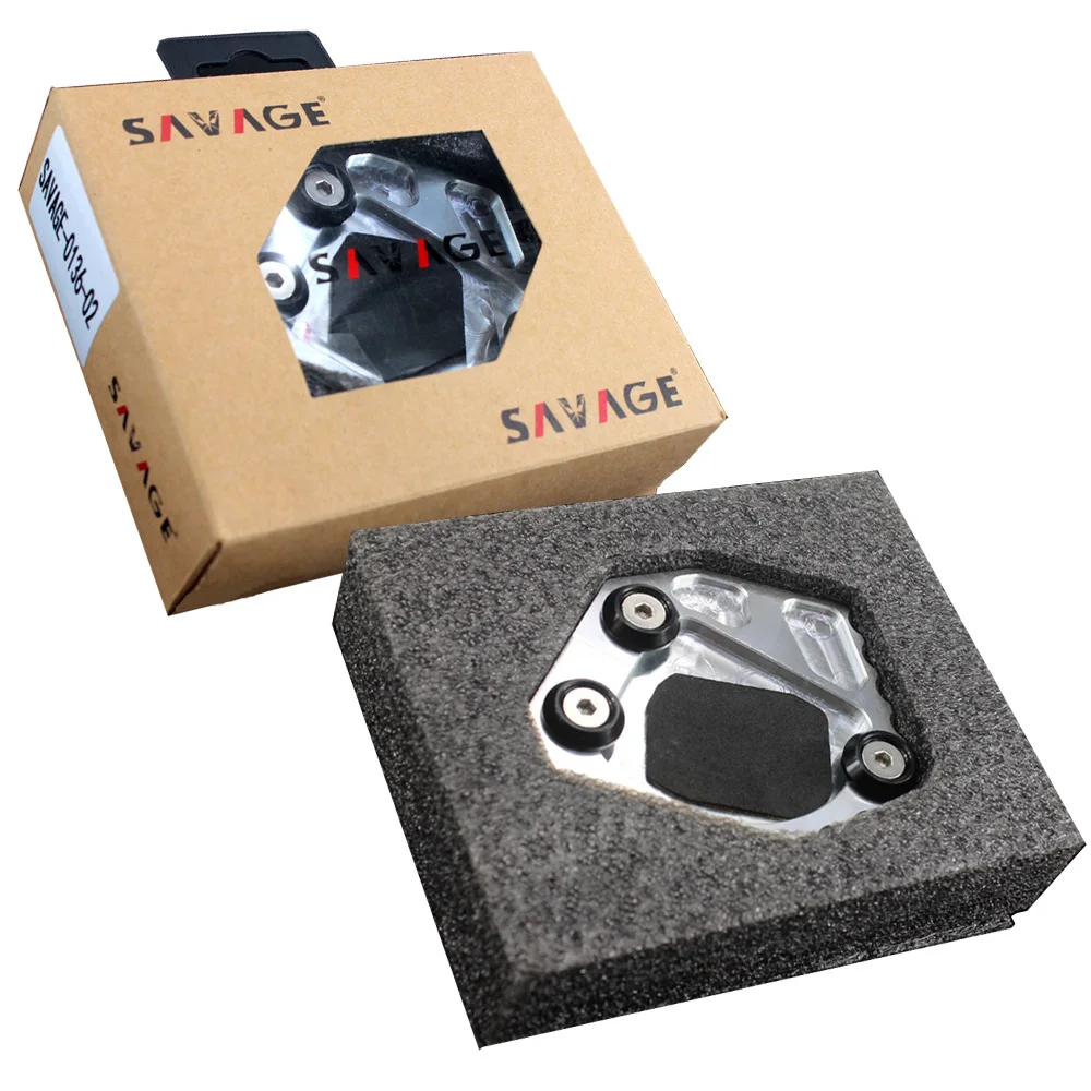 

Motorcycle Kickstand Foot Side Stand Extension Pad Support Plate For BMW F800GS F800 GS 2008 2009 2010 2011 2012 2013 2014 2015