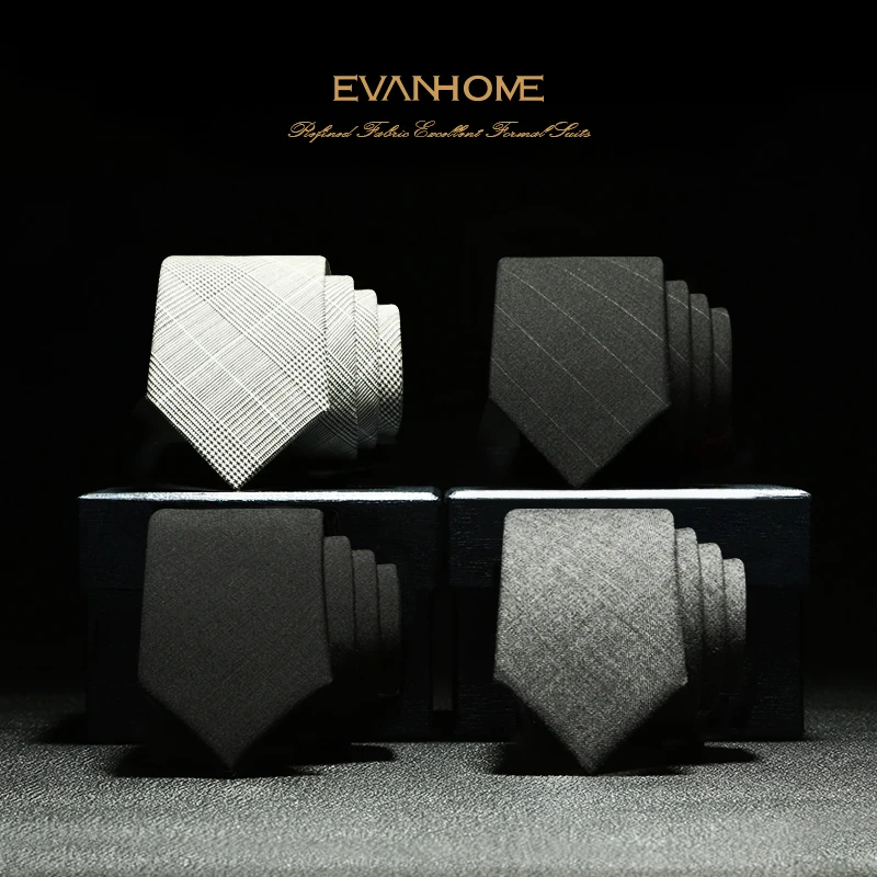 

Top Quality 2018 New Brand Natural Wool Narrow Ties for Men 5cm Slim Tie Luxury Sheep Wool Skinny Casual Formal Business Necktie