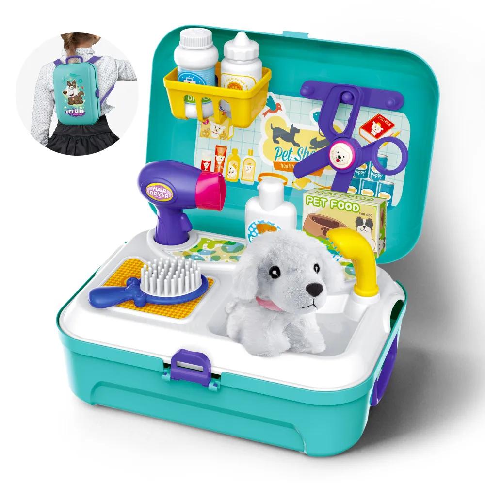 Детские ролевые игры, игрушки доктора, портативный рюкзак, медицинская коробка, Детские Обучающие игровые наборы для детей, ролевая игрушка "Медсестра"
