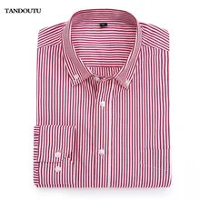 YANDOUTU 2018 Brand 100% Cotton Solid Striped Shirt Formal Casual Male Dress Shirt Long Sleeved Men Fashion Business Shirt
