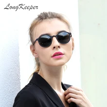 Лидер продаж, мужские зеркальные поляризованные солнцезащитные очки, женские круглые черные очки в оправе, спортивные очки унисекс, очки для вождения, длинные очки, 1061