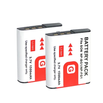 

2x NP-BG1 NP BG1 batteries For SONY DSC-T100 DSC-T20 DSC-W300 DSC-W200 W100 W50 W35, DSC-H3 H5 H10 H20 HX5V DSC-WX1 DSC-N1
