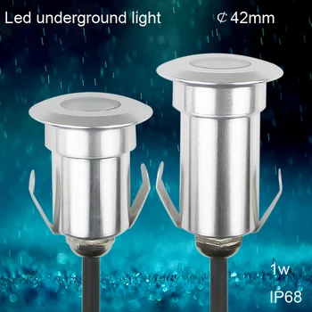 

1W led underground garden lights outdoor 12v deck lights spot IP67 floor recessed garden decoration lamps stair inground lamps