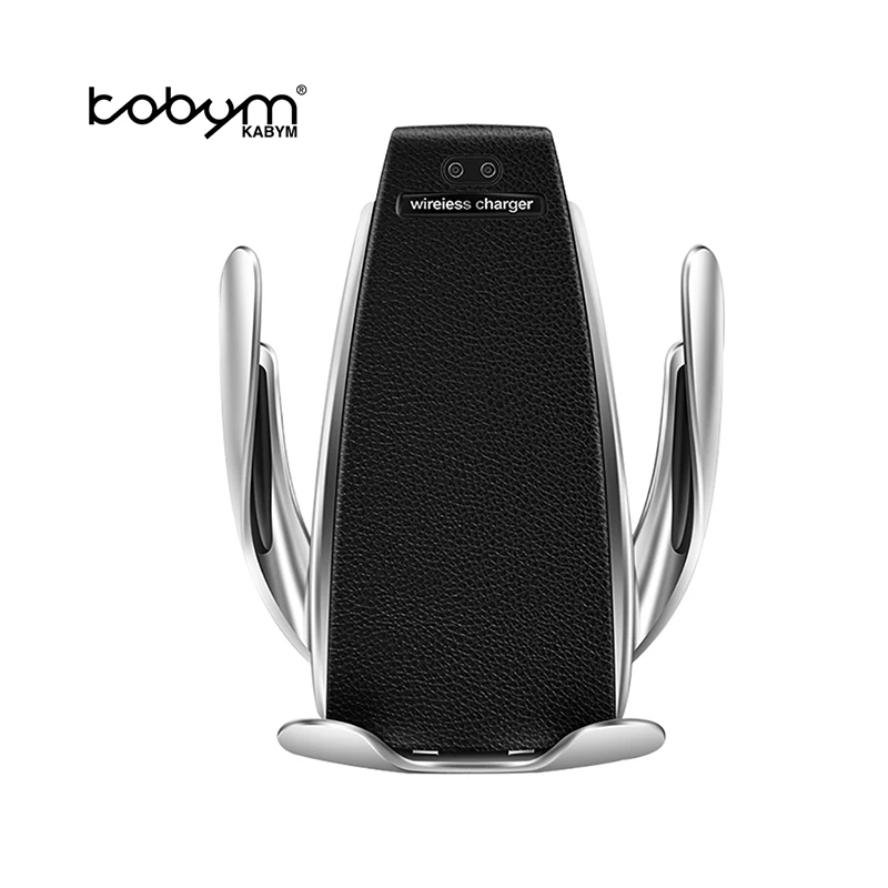 Kabym السيارات لقط سيارة لاسلكية شاحن الهواء تنفيس حامل 360 دوران شحن جبل قاعدة للآيفون لهواوي هاتف ذكي