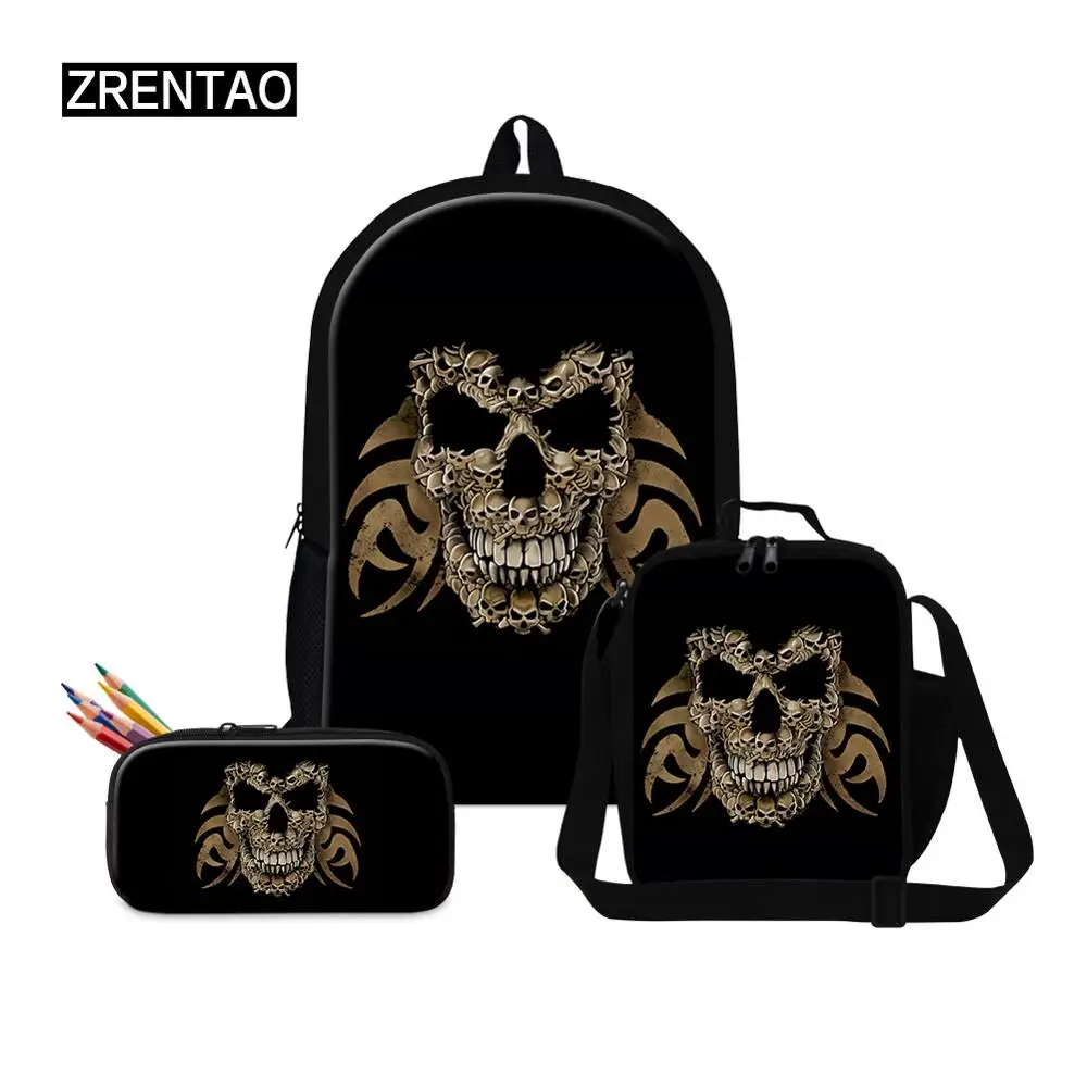 

Women Kid Canvas 3Pcs/set School Backpacks College Schoolbag Fashion Bookbag for Teenager Girl Boy Rucksack Moclila Shoulder Bag