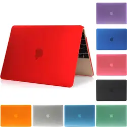 Кристалл и матовый черный чехол для 2016 Новинка Macbook Pro 13 15 случай Fit A1706 A1707 Touch Bar A1708 Non Touch Bar Тетрадь крышка