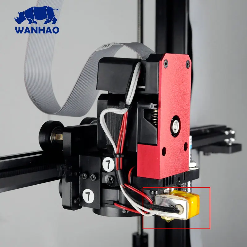 

Wanhao 3D printer Spare parts Wanhao Duplicator 9 D9/ D6 PLUS MK2.0 / I3 plus MK2.0 Nozzle Set Wanhao D9/300 Hot end set