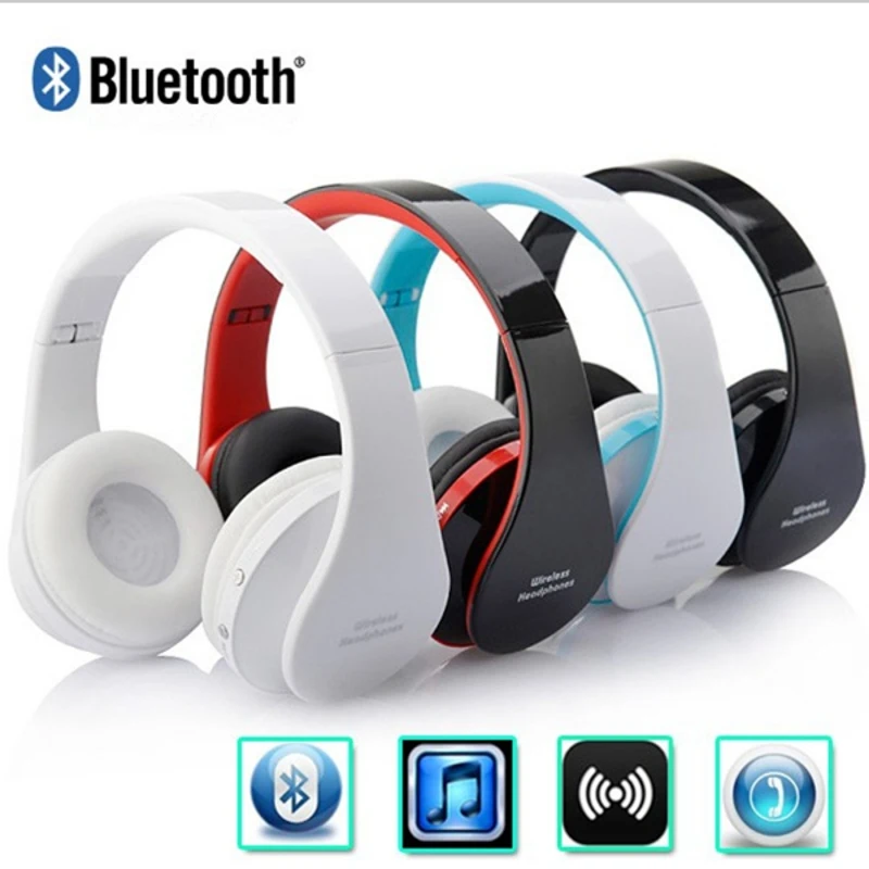 

Sport HIFI Wireless Bluetooth Earphone Foldable Stereo Portable Handsfree Mic Headset Headphone For iPhone For Samsung Cellphone