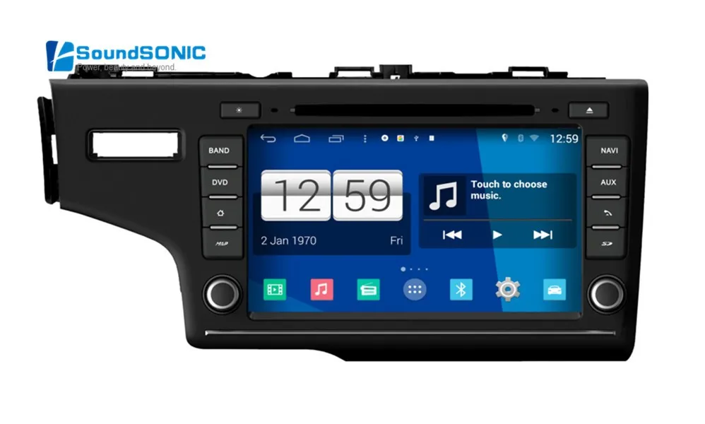 Clearance Android 4.4.4 For Honda Fit 2014 2015 Car Radio DVD GPS Navigation Sat Navi Multimedia HeadUnit Android System Auto Radio Stereo 4