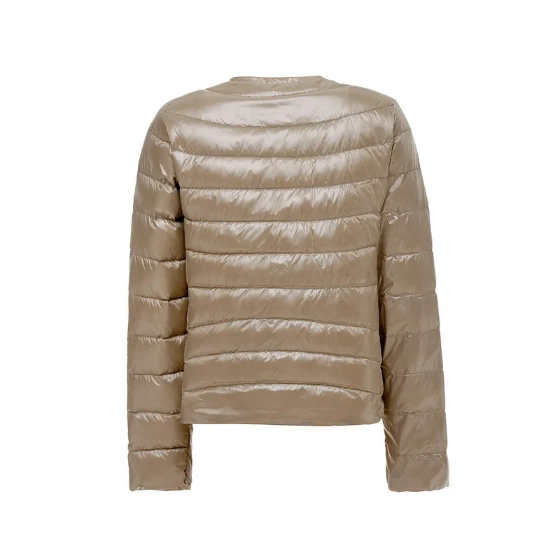 Best 2019 New Ultra Light Women Winter Coat 90% White Duck Down Jackets O Neck Portable Down Coats Female Jacket Warm Outerwear