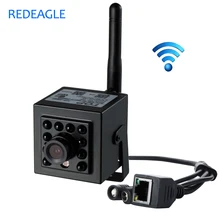 REDEAGLE 720P P2P IP Camera WiFi Wireless CCTV Network Recording Camera With 940nm IR Invisible Night Vision Memory SD Card Slot