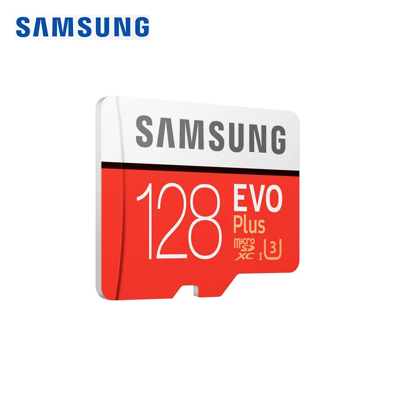 SAMSUNG 128 ГБ U3 карта памяти класс 10 Micro SD TF/SD карты C10 R100MB/S MicroSD XC UHS-1 EVO+ EVO Plus поддержка 4K