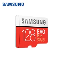 SAMSUNG Original New 128GB U3 Memory Card Class10 Micro SD TF/SD Cards C10 R100MB/S MicroSD XC UHS-1 EVO+ EVO Plus Support 4K