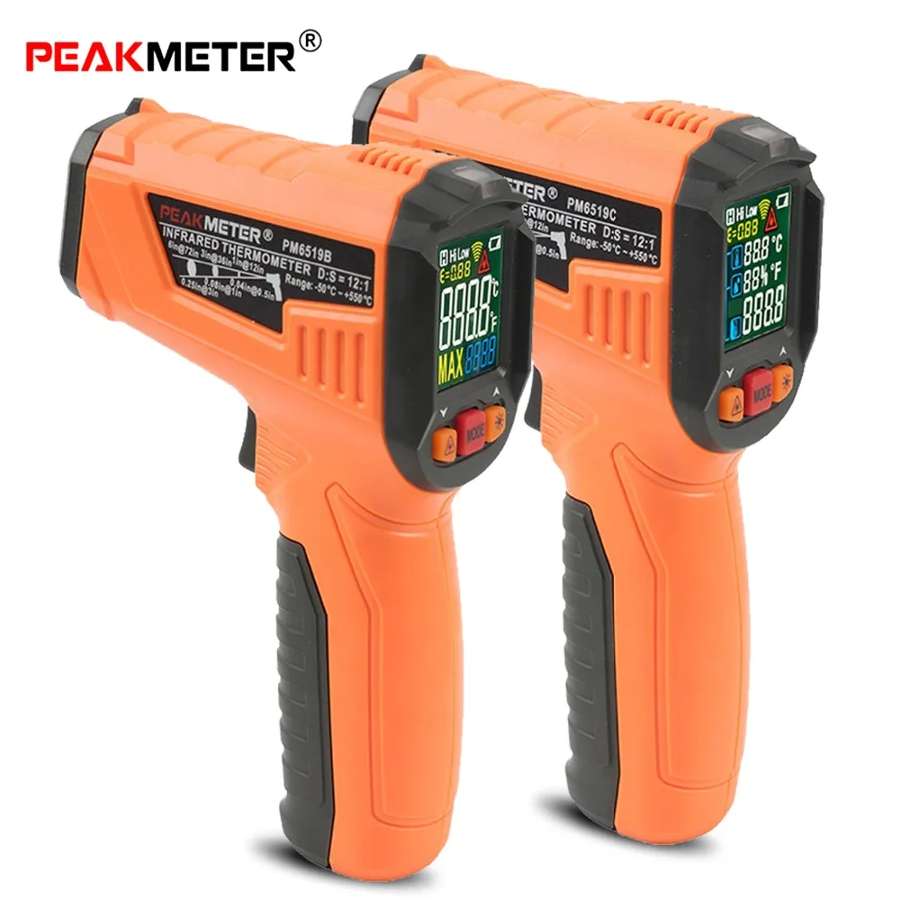 

Non-Contact Handheld -50-500 degree Industrial Digital Infrared Thermometer LCD Laser IR Temperature Infrared Temp Gun