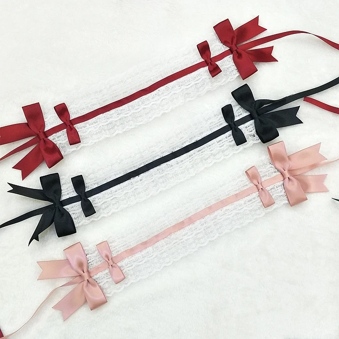 Женская Кружевная повязка на голову в стиле лолита |