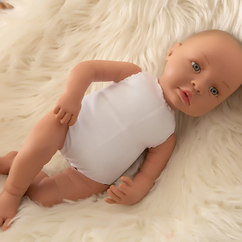 Hot Sale 45cm Full Silicone Reborn Baby Dolls Alive Lifelike Real Dolls Realistic Doll Reborn Baby Toys Bath Playmate Gift - Цвет: Q-100
