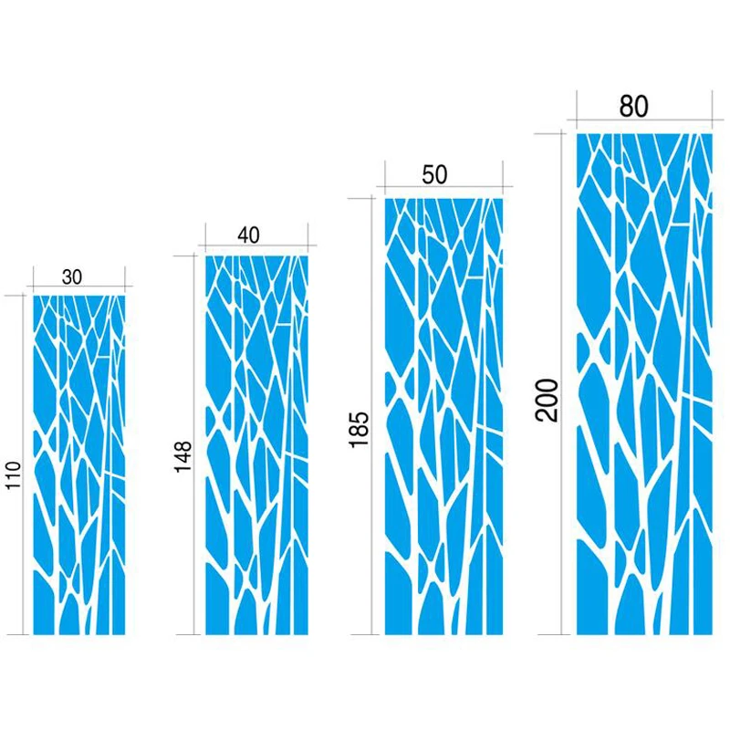 DIY креативные геометрические узоры, зеркальная поверхность, наклейка на стену для столовой, гостиной, декор на стену, 3d Наклейка на стену, искусство