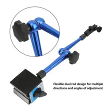 Magnetic Flexible Base Holder Stand with Dial Test Indicator Gauge Blue Adjustable Magnetic Base Holder