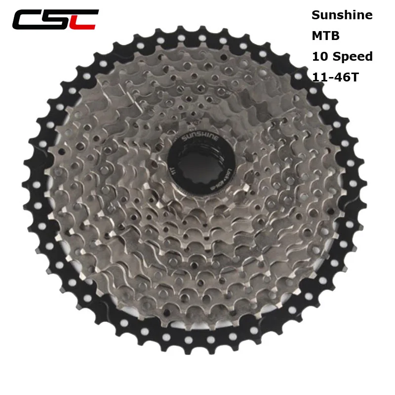 CSC Sunshine 10 скоростей 10s 11 46T широкое соотношение маховик|Храповик велосипеда| |