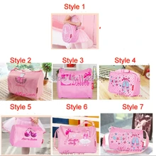 Лидер продаж 7 видов стилей Вышивка печатных блестками танец мешок танец Обувь для девочек Балетные костюмы сумка