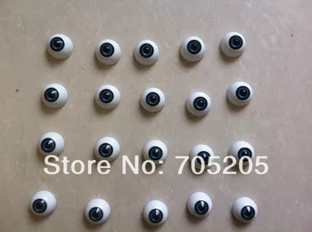 

100PAIRS/BAG WHOLE SALE 22M FREE SHIPPING HALF ROUND ACRYLIC REBORN DOLL EYES for Reborn/BJD/OOAK Doll eyes