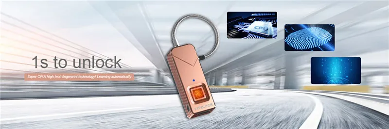 JIUSCAN отпечатков пальцев замок Водонепроницаемый Smart замка Hi-tech Keyless дверные замки с сплав цинка тела для дорожные сумки, багаж замки