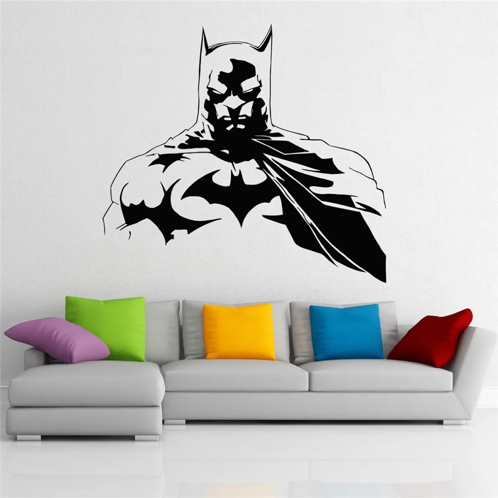 Batman Wall Decal Dark Knight Superhero Art Design Removable Waterproof Removable wall stickers