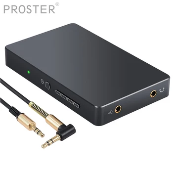 

Proster Headphone Amplifier Portable Amp 3.5mm Audio Rechargeble HiFi Earphone Amplifier Headphones of High Impedance 16-500Ω