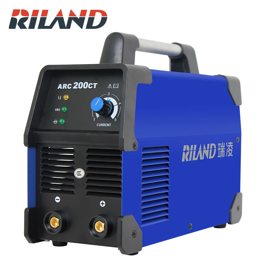 RILAND MMA ARC 200CT дуговой сварочный аппарат Inverter220V IGBT MMA сварочный аппарат однофазный дуговой сварочный аппарат для домашнего использования