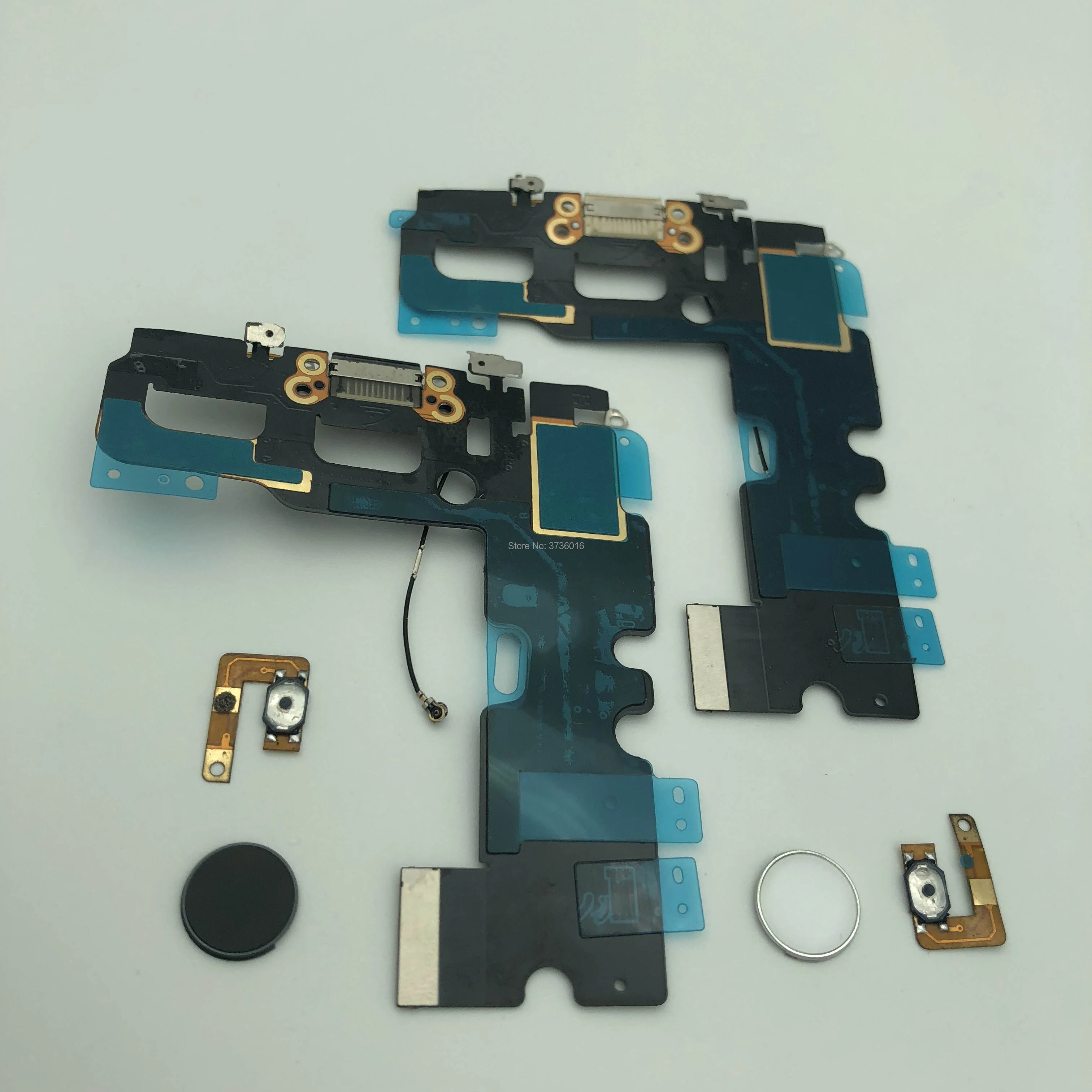 

For phone 7 USB Charging Port Dock Connector Flex Cable with fingerprint damaged Parts Replacement for mobile phone repair