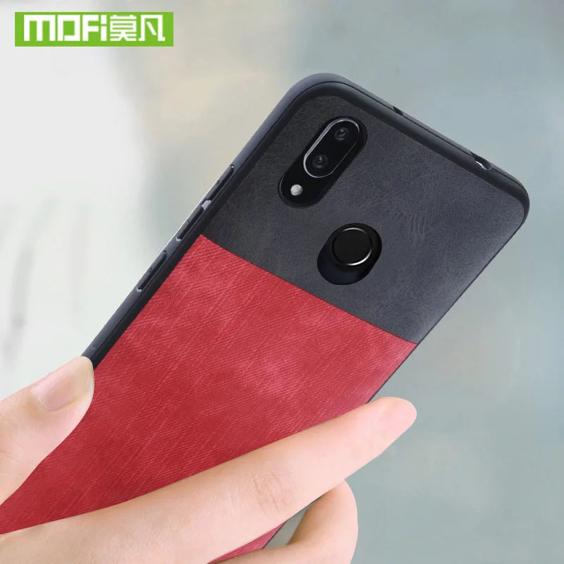 

Original Mofi For Huawei P Smart Plus Case For Huawei P Smart + Case Cover Silicone Magnetic Car holder Leather P Smart+ Case