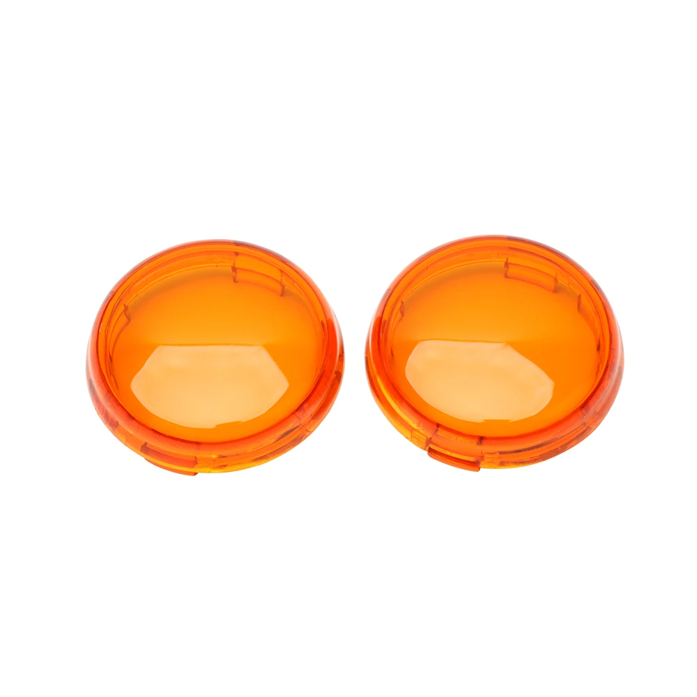 2 pcs/pair Smoked Amber Turn Signal Light Indicator Lenses Lens Cover