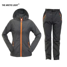 ARCTIC светильник для пеших прогулок, рубашка и штаны, для женщин и детей, для улицы, защита от солнца, Быстросохнущий Спортивный костюм, дышащий, с длинным рукавом, комплект одежды