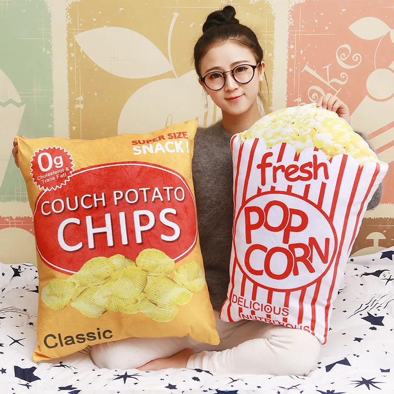 Travesseiro de Pelúcia Presentes para as Crianças Brinquedos de Pelúcia Corn Chips Pcs 55 cm Pepsi Cola Mole Kawaii Carton Suave Cusion 3d Pop 1 3 High Quality Brinquedos e hobbies
