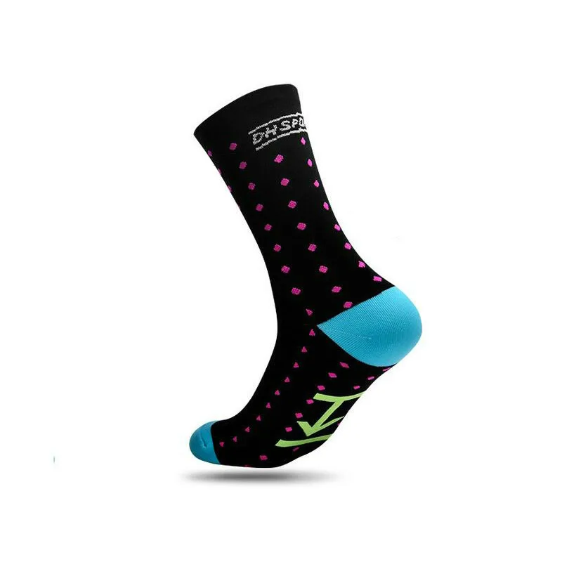 

Cycling Socks Men Women Anti-sweat Outdoor Sports Running Basketball Sport Socks Bicycle Bike Socks Calcetines Ciclismo 5 Colors