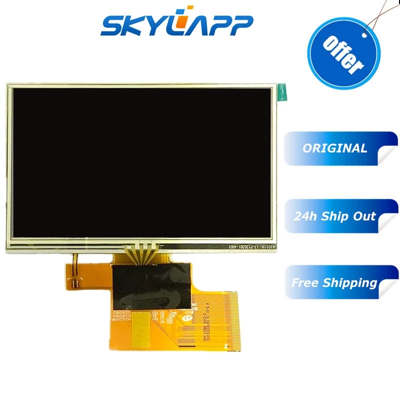 Оригинальный 5''inch широкоформатный lcd-экран для Tomtom XXL IQ маршруты ЖК-дисплей Дисплей + Сенсорный экран Ricambio A050FW02 ЖК-дисплей Бесплатная