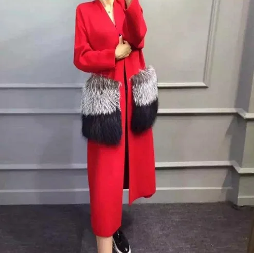 Рисунок 2 - Женский длинный кашемировый свитер