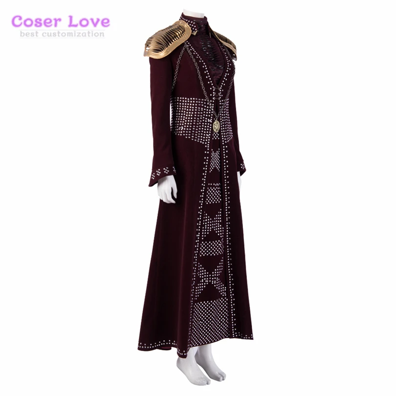 Игра престолов Сезон 8 Cersei cosplay косплей костюм на Хэллоуин/Рождество/ год костюм