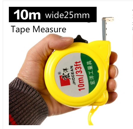 Steel Measure Telescopic Tape PC Shell High Accuracy Woodworking Measuring Tool Tape Width 19MM 25MM for Construction Carpenter Architect 5M19MM 