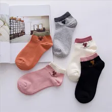 5 пар/лот женские хлопковые короткие носки женские носки мягкие и удобные повседневные летние носки meias calcetines