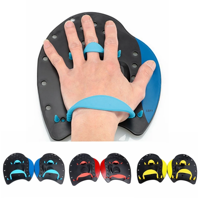 

1 Pairs Swimming Paddles Professional Swimming Strokes Practice Correction Adjustable Hand Webbed Gloves for Children Adult