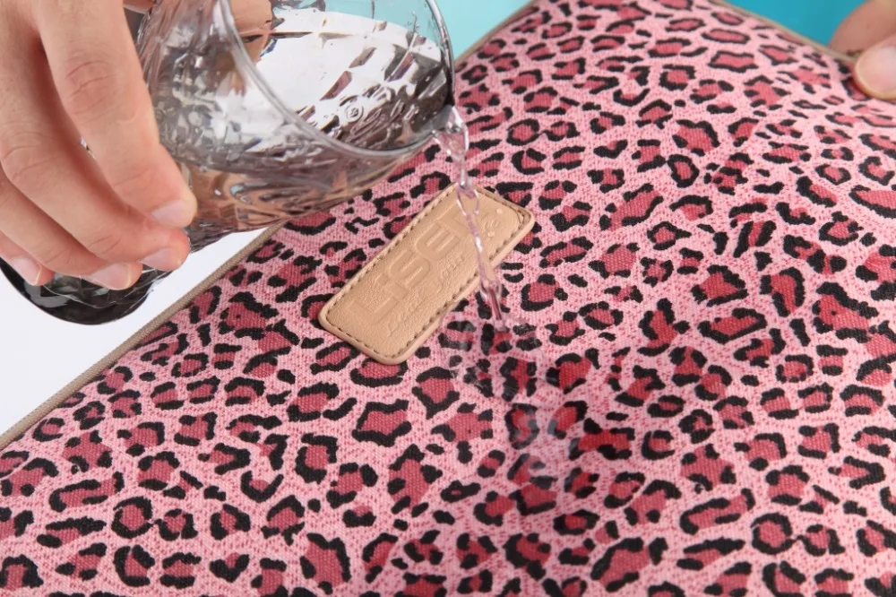 Lisen Leopard's Spot Canvas Fabric Laptop Sleeve Notebook Zipper Inner Pouch Carry Bag for Dell Hp Lenovo Sony Toshiba Acer Asus Lisen Leopard's Spot Canvas Fabric Laptop Sleeve Notebook Zipper Inner Pouch Carry Bag for Dell Hp Lenovo Sony Toshiba Acer Asus