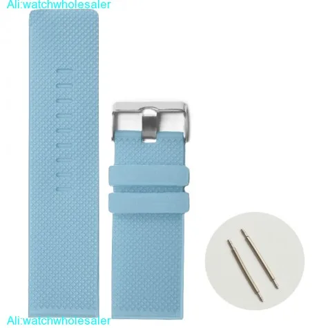 28mm Robin Egg Blue Silicone Jelly Rubber Unisex  Watch Band Straps WB1079W28JB