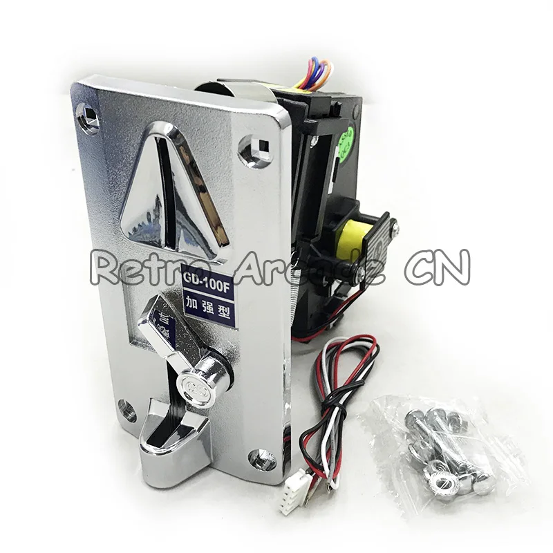 US $114.99 5PCSLOT GD100F Plastic panel Advanced Front Entry CPU Coin Selector coin Acceptor for Vending machines Arcade machines