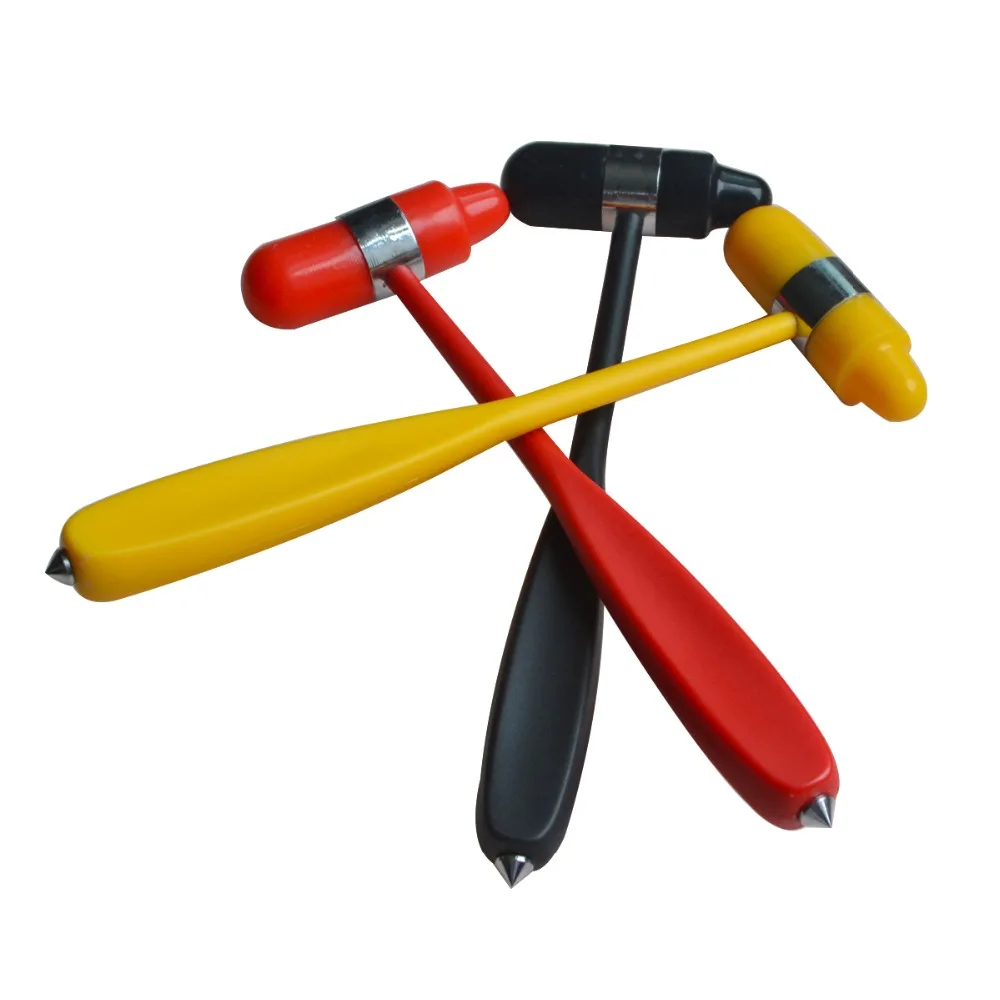 1pcs Medical Healthy Check Rubber Massage Hammer Neurological Percussion Reflex Hammer Nail Reflex Hammer Color Multi