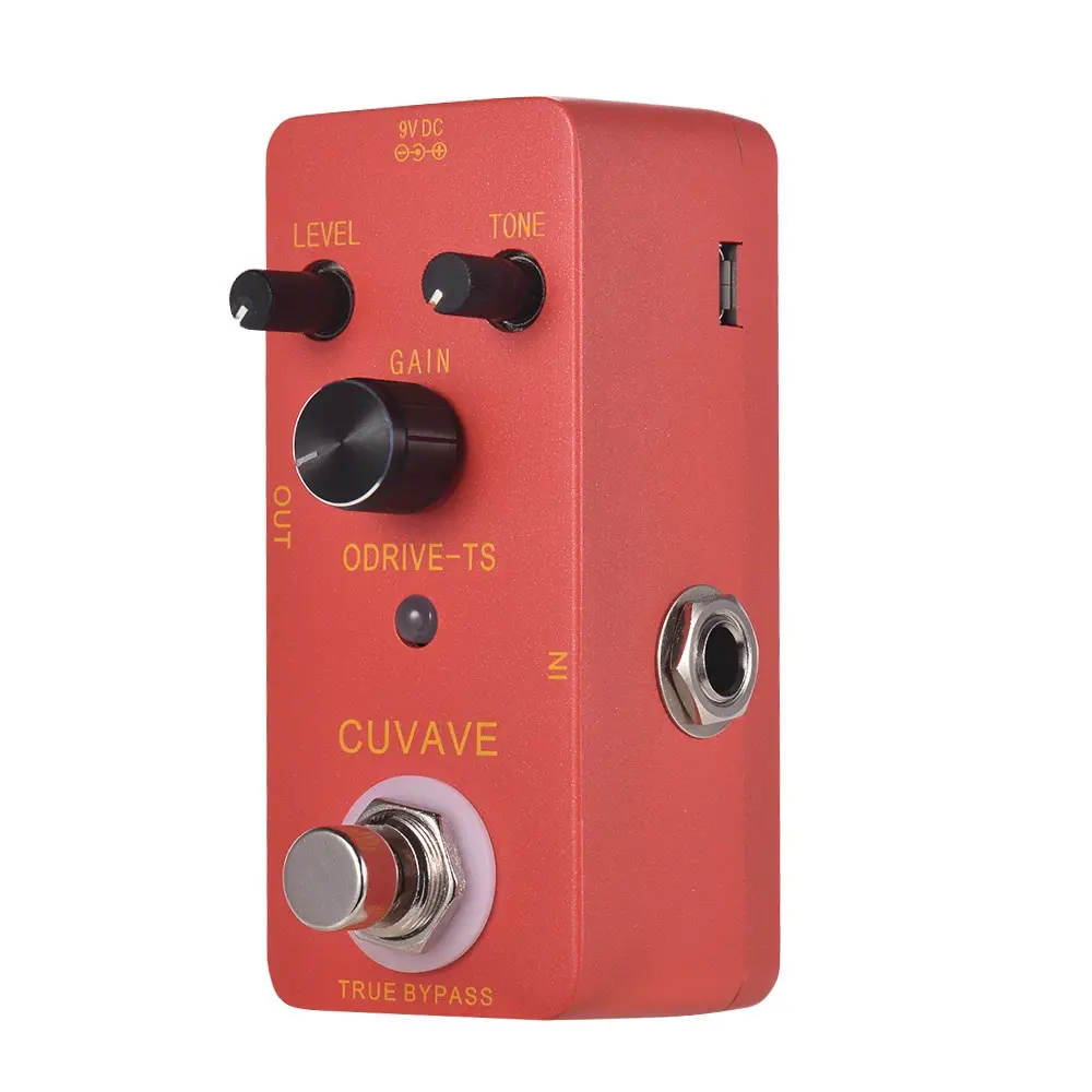 CUVAVE ODRIVE-TS аналоговый овердрайв для гитары педаль эффектов крючок из цинкового сплава настоящий обход
