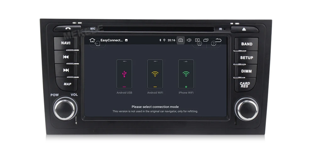 Best Mekede android9.0 Car Radio Multimedia Video Player Navigation GPS Android For AUDI A6 1997-2005 Allroad 2000-2006 with DSP IPS 18