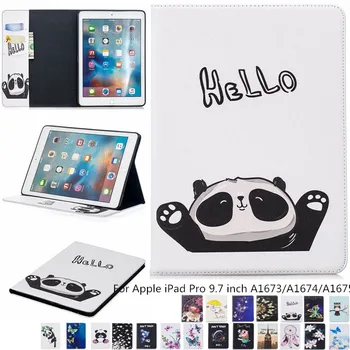 

For iPad Pro 9.7 Case Cartoon Child Kids Silicone Smart Cover for Apple iPad Pro 9.7 inch Case Funda 2016 A1673/A1674/A1675 +pen